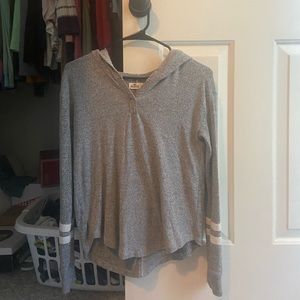 Hooded long sleeve Hollister shirt